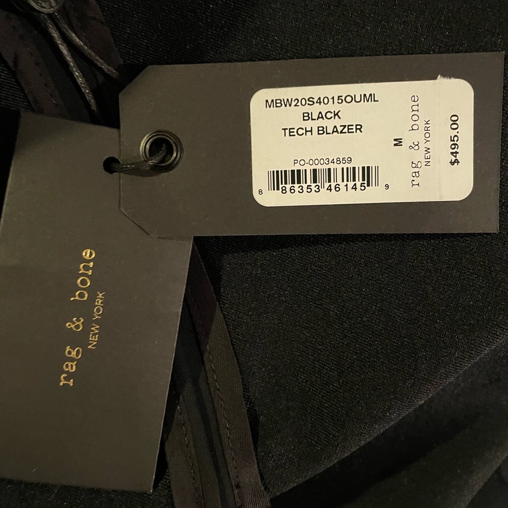 SOLD OUT- Deconstructed Razor Nylon Blazer - Picture 5 of 8